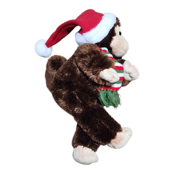 Bearington Christmas Collection Nicky Monkey Plush 15" - Picture 4 of 7